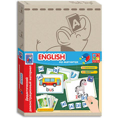 Дидактический материал с магнитами "English" Vladi Toys
