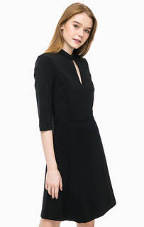 Приталенное платье с рукавами 3/4 United Colors of Benetton