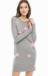 Короткое платье-свитер серого цвета Only