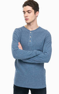 Хлопковый джемпер с застежкой на пуговицы Jack & Jones