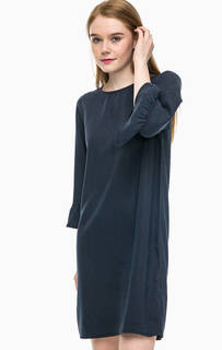 Короткое джинсовое платье с оборками на рукавах Vero Moda