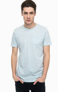 Однотонная хлопковая футболка с круглым вырезом Jack & Jones