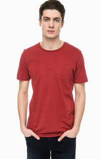 Однотонная хлопковая футболка с круглым вырезом Jack & Jones