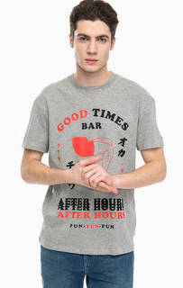 Хлопковая футболка с круглым вырезом Jack & Jones