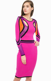 Облегающее трикотажное платье с длинными рукавами Pinko