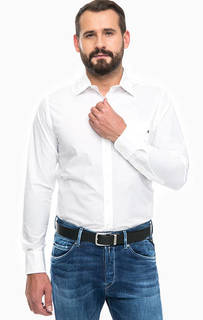 Хлопковая рубашка с нагрудным карманом Replay