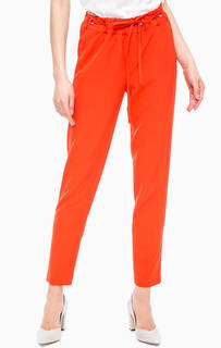 Зауженные брюки оранжевого цвета Kocca