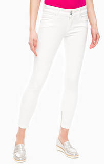 Укороченные брюки молочного цвета из хлопка Kocca