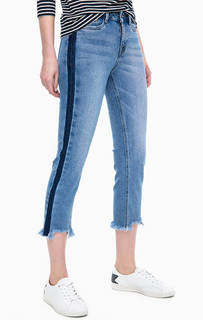 Джинсовые капри с потертостями Tom Tailor Denim
