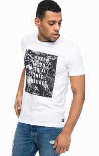 Футболка из хлопка с принтом Tom Tailor Denim