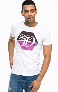 Хлопковая футболка с принтом Tom Tailor Denim