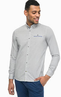 Приталенная рубашка из хлопка Tom Tailor