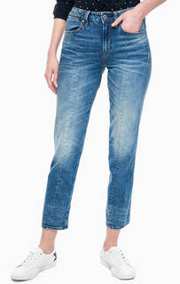 Синие джинсы с заломами G Star RAW