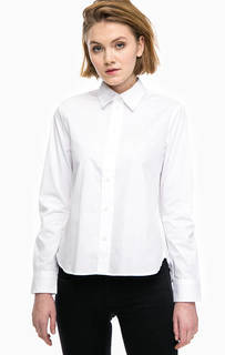 Белая рубашка оверсайз из хлопка G Star RAW