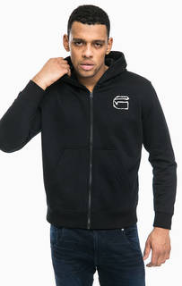 Толстовка с вышитым логотипом бренда G Star RAW