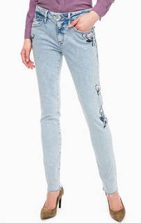 Джинсы скинни с вышивкой Mavi