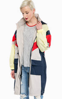 Разноцветный плащ с капюшоном Pepe Jeans