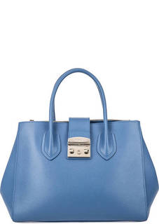 Кожаная сумка со съемным плечевым ремнем Furla