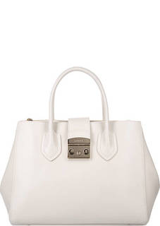 Кожаная сумка со съемным плечевым ремнем Furla