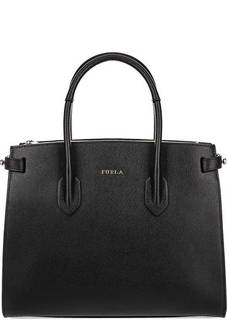 Кожаная сумка со съемным плечевым ремнем Furla