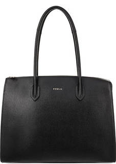 Кожаная сумка с одним отделом на молнии Furla