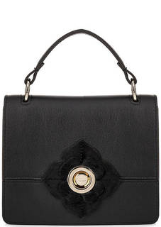 Маленькая кожаная сумка с откидным клапаном Furla
