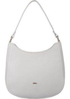 Маленькая кожаная сумка из зерненой кожи Furla