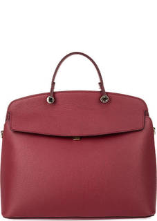 Кожаная сумка со съемным плечевым ремнем Furla