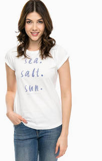 Хлопковая футболка с принтом Mustang