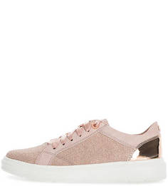 Текстильные кеды розового цвета S.Oliver