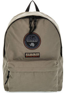 Рюкзак цвета хаки с нашивками Napapijri