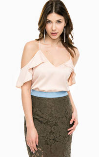 Однотонный трикотажный топ Pinko