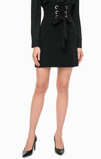 Черная юбка со шнуровкой на талии Marciano Guess