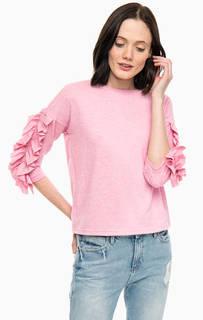Розовый джемпер с длинными рукавами Only
