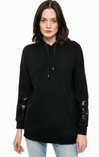 Толстовка оверсайз с отделкой пайетками Only