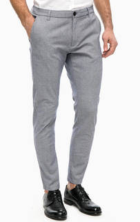 Синие брюки чиносы Selected