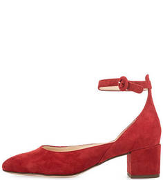 Замшевые туфли с круглым носом Högl