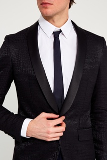 Синий шелковый галстук Dolce & Gabbana