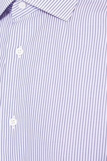 Хлопковая сорочка в полоску Brioni