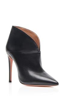 Черные ботильоны на шпильке Inga Bootie 105 Aquazzura