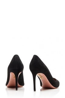 Черные туфли из замши Simply Irresistible Pump 85 Aquazzura