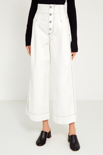 Белые широкие брюки Mo&Co