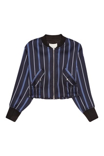 Синий бомбер в полоску 3.1 Phillip Lim