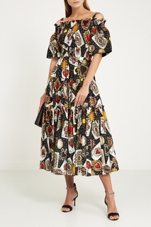 Черная кожаная сумка DG Girls Dolce & Gabbana