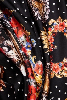 Шелковый платок с сердцами Dolce & Gabbana