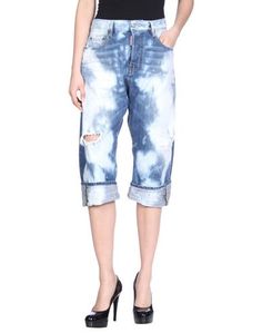 Джинсовые брюки-капри Dsquared2