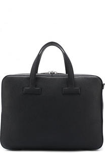 Кожаная сумка для ноутбука с плечевым ремнем Tom Ford