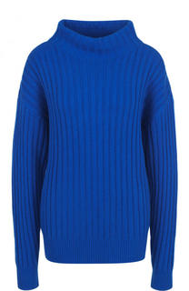 Однотонный кашемировый свитер фактурной вязки Michael Kors Collection