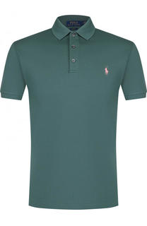 Хлопковое поло с короткими рукавами Polo Ralph Lauren