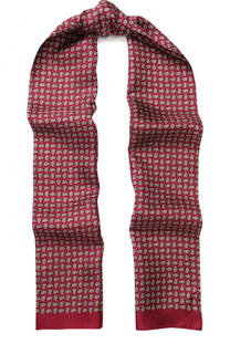 Шелковый шарф с узором пейсли Eton
